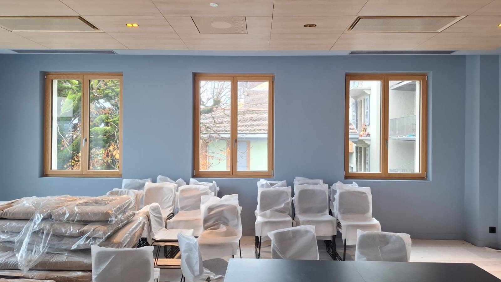 Rénovation intérieure de l'Hôtel Beau-Rivage à Nyon réalisée par les équipes internes de BNG Rénovation